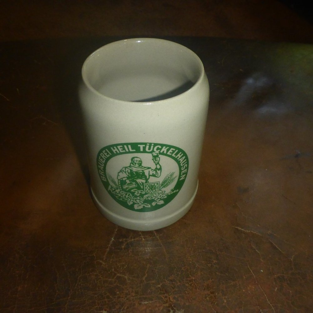 German Stonewear 0.5L Beer Stein 'Brauerei Heil Tuckelhausen'